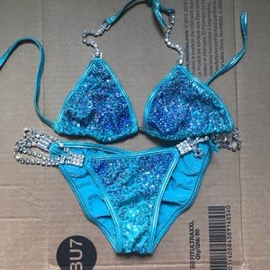 Crystal Firework Angel Bikini Competition Suit